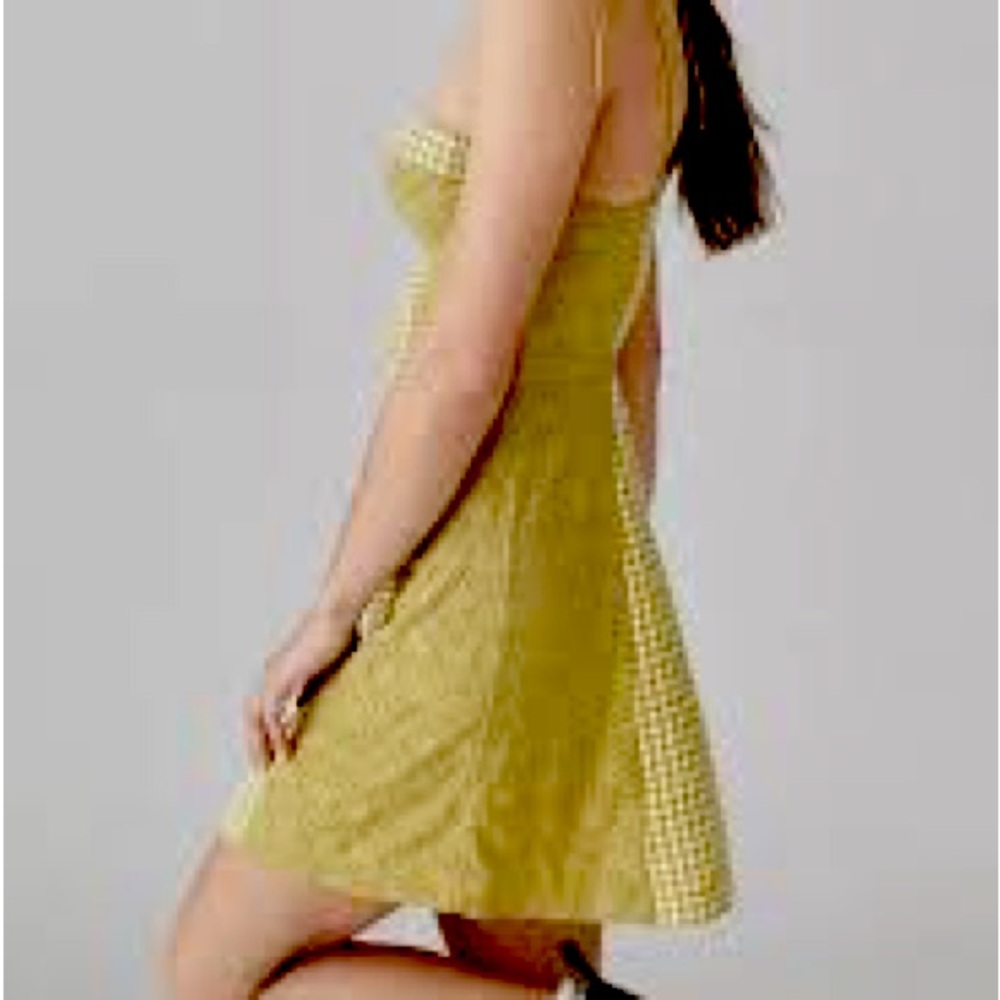 Gingham Eyelet Dress
